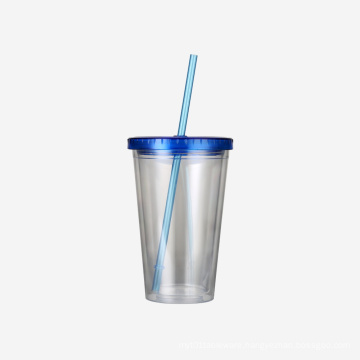 16oz. Double Wall Tumbler with Straw